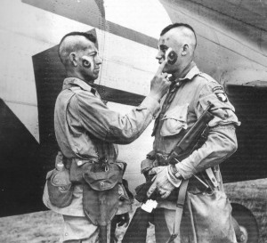 infiltrarse pintura de guerra