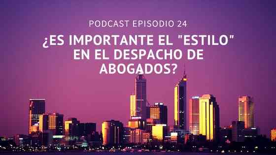 estilo en despacho de abogados