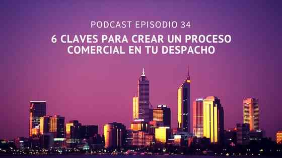 Podcast-Episodio 34 – 6 claves para montar un proceso comercial en tu despacho de abogados